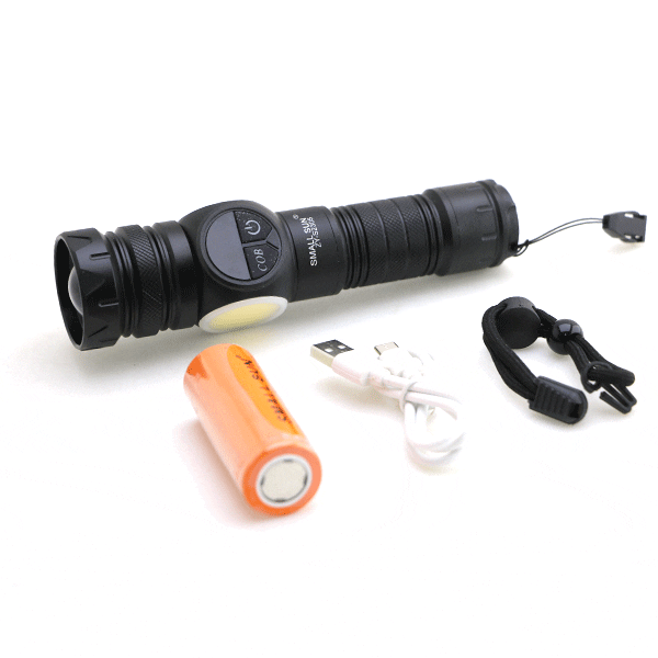 SMALL-SUN-S2303-P-6 چراغقوه LED شارژی SMALL SUN مدل Strong Light Flashlight با باتری قابل شارژ - Image 1