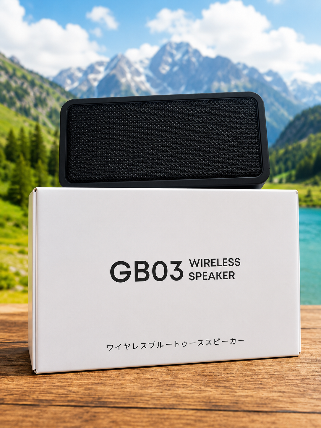 file_00000000a5c0820eb5939e146bdaa0c6 اسپیکر بی سیم GB03 مشکی استوک - Image 1