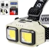 چراغ پیشانی Bright Headlights مدل HX-816S با باتری COB / 18650 و شارژ Type-C - Image 2