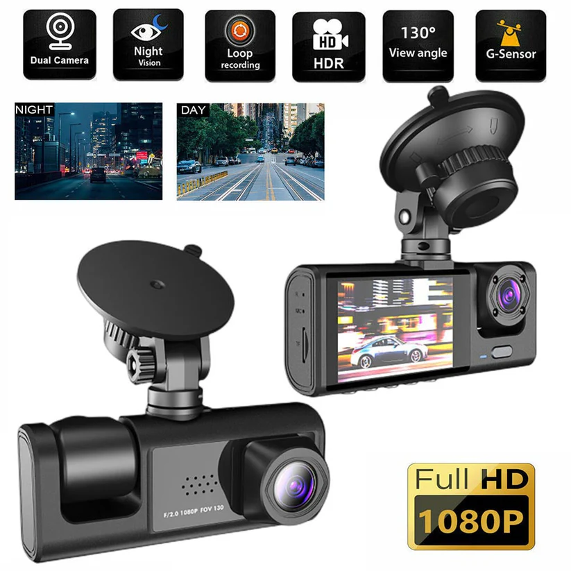 H002_1d0c12d2-50a8-4c89-9c12-2b8d1fe69999 دوربین ثبت وقایع خودرو Black Box Traffic Recorder با نمایشگر ۲ اینچی و زاویه دید ۱۷۰ درجه - Image 1